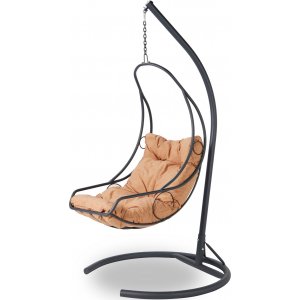 Cali hängstol - Antracit/cream + Möbelvårdskit för textilier - Hängstolar