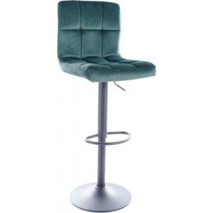 2 st Carlo barstol - Grön sammet - Barstolar