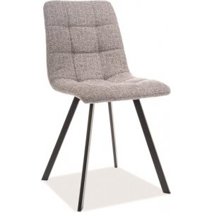 4 st Clip matstol - Grå - Klädda & stoppade stolar