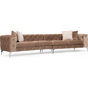 Como 4-sits soffa - Brun - 4-sits soffor