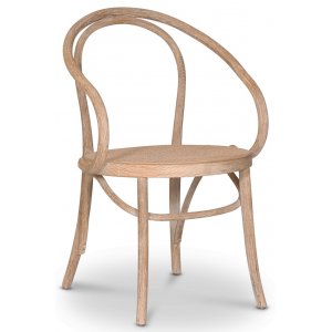 2 st Danderyd No.30 karmstol böjträ - Whitewash / Rotting - Trästolar