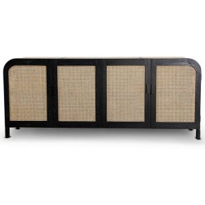 Othello sideboard i rotting - Svart / Natur - Skänkar & Sideboards -Skänkar & Sideboards - Hyllor & Förvaring