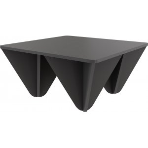 Adamas soffbord 80 x 80 cm - Antracit - Soffbord i trä