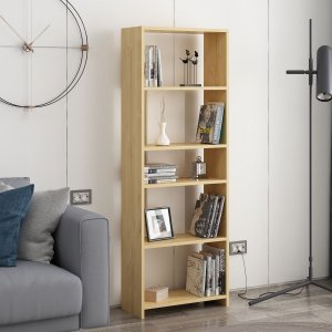 Dio bokhylla - Ek/vit - Bokhyllor -Hyllor - Bokhyllor