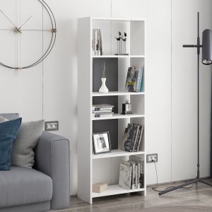 Dio bokhylla - Vit/antracit - Bokhyllor -Hyllor - Bokhyllor