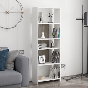 Dio bokhylla - Vit/wenge - Bokhyllor -Hyllor - Bokhyllor