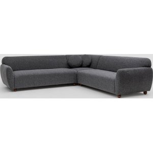 Eddy hörnsoffa - Mörkgrå - Hörnsoffor