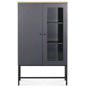 Edge skåp i Ek / Grå högtryckslaminat -Skänkar & Sideboards - Hyllor & Förvaring