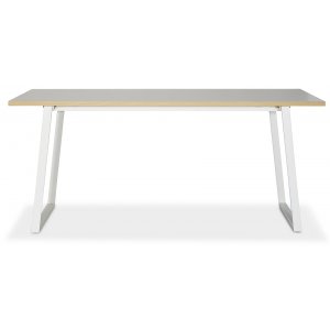 Edge matbord 140x90 - Vit Högtryckslaminat -Restaurangmöbler & hotellmöbler - Restaurangbord