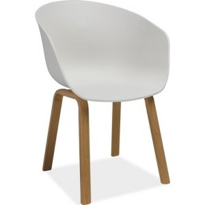 4 st Ego matstol - Vit - Plaststolar