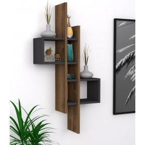 Emse vägghylla - Ek/antracit - Vägghyllor -Hyllor & Förvaring - Hyllor