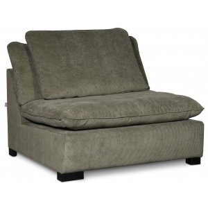 Fåtölj Gabby XL - Grönbrun manchester - Tygfåtöljer