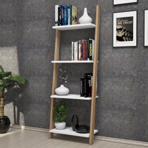 Fayko bokhylla - Vit/safir - Bokhyllor -Hyllor - Bokhyllor