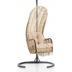 Flamingo hängstol - Beige/svart + Möbelpolish - Hängstolar