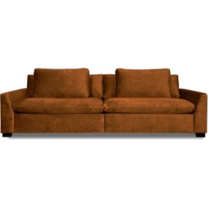 Gabby 4-sits soffa - Brun Sammet - 4-sits soffor