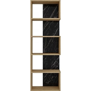Gala bokhylla - Ek/marmor - Bokhyllor -Hyllor - Bokhyllor