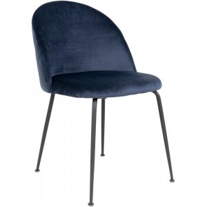 2 st Geneve Matstol - Blå/svart - Klädda & stoppade stolar