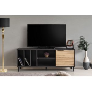 Gordes mediabänk - Mörkbrun/kepi - TV-bänkar & mediabänkar -TV-bänkar & mediabänkar - Hyllor & Förvaring