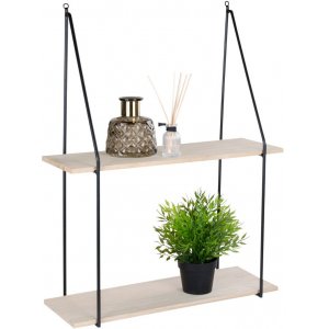 Haag Vägghylla - Svart/fanér - Vägghyllor -Hyllor & Förvaring - Hyllor