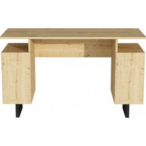 Haris skrivbord 120x50 cm - Ek - Skrivbord med hyllor | lådor