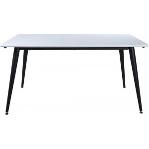 Hendry matbord 150-240 cm - Vit/svart - Övriga matbord