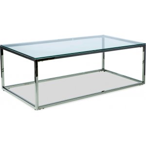 Hilton soffbord 120 cm - Krom - Glasbord