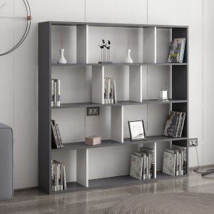 Hodbi bokhylla - Antracit/vit - Bokhyllor -Hyllor - Bokhyllor