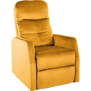 Hope reclinerfåtölj - Orange sammet - Reclinerfåtöljer