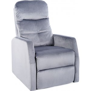 Hope reclinerfåtölj - Grå sammet - Reclinerfåtöljer