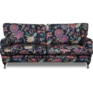 Howard Spirit 3-sits blommig soffa - Eden Parrot Black - 3-sits soffor