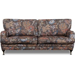 Howard Spirit 3-sits blommig soffa - Eden Parrot Brown - 3-sits soffor