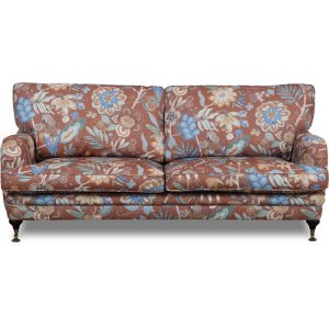 Howard Spirit 3-sits blommig soffa - Eden Parrot Terracotta - 3-sits soffor