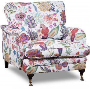 Howard Spirit fåtölj - Eden Parrot White/Purple + Matt- och textilrengöring - Tygfåtöljer