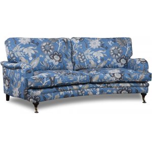 Howard Spirit svängd 3-sits soffa - Eden Parrot Blue - 3-sits soffor