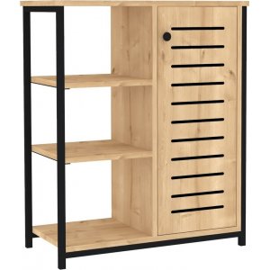 Iben bokhylla - Safir ek/svart - Bokhyllor -Hyllor - Bokhyllor