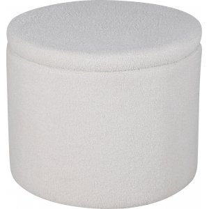 Jabar sittpuff - Vit teddy - Sittpuffar