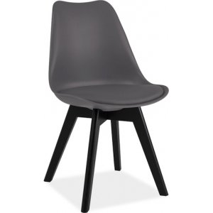 4 st Jerry 2 matstol - Grå - Konstläderklädda stolar