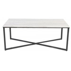 Jersey soffbord 110 cm - Ljus marmor - Soffbord i marmor