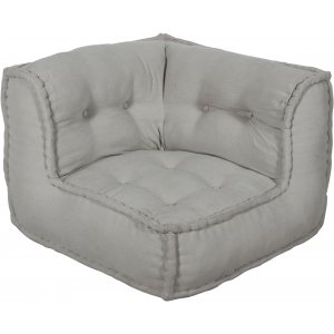 Khadi hörnfåtölj - Grå - Tygfåtöljer