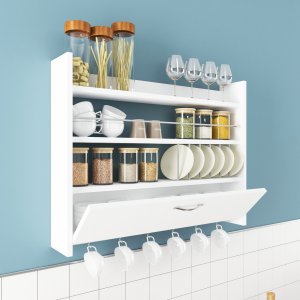 Knott vägghylla - Vit - Vägghyllor -Hyllor & Förvaring - Hyllor