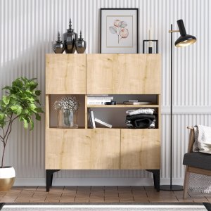 Krista skänk - Safir/ek - Skänkar & Sideboards -Skänkar & Sideboards - Hyllor & Förvaring