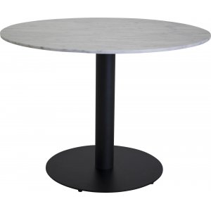 Kvarnbacken matbord 106 cm - Ljus marmor/svart - Övriga matbord