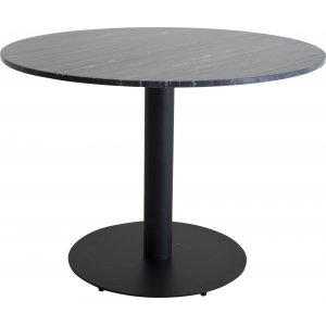 Kvarnbacken matbord 106 cm - Mörk marmor/svart - Övriga matbord