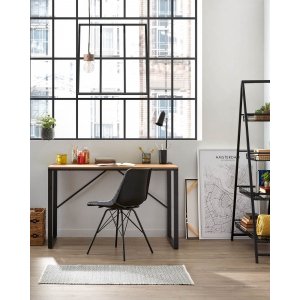 Landi skrivbord 120x60 cm - Svart/ek - Övriga kontorsbord & skrivbord