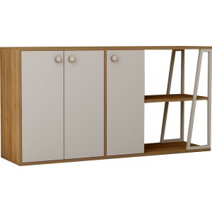 Larina skänk - Vit/ek - Skänkar & Sideboards -Skänkar & Sideboards - Hyllor & Förvaring