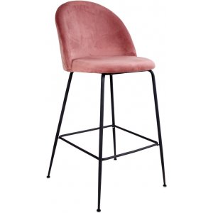2 st Lausanne Barstol - Rosa/svart - Barstolar