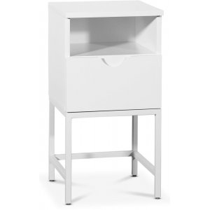 Lennox sängbord - Vit - Sängbord -Sovrumsmöbler - Sängbord