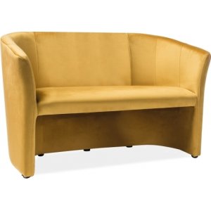 Lilyanna 2- sits soffa - Orange sammet - 2-sits soffor