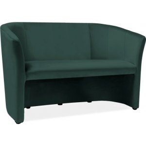 Lilyanna 2- sits soffa - Grön sammet - 2-sits soffor