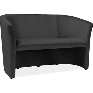 Lilyanna 2-sits soffa - Svart - 2-sits soffor